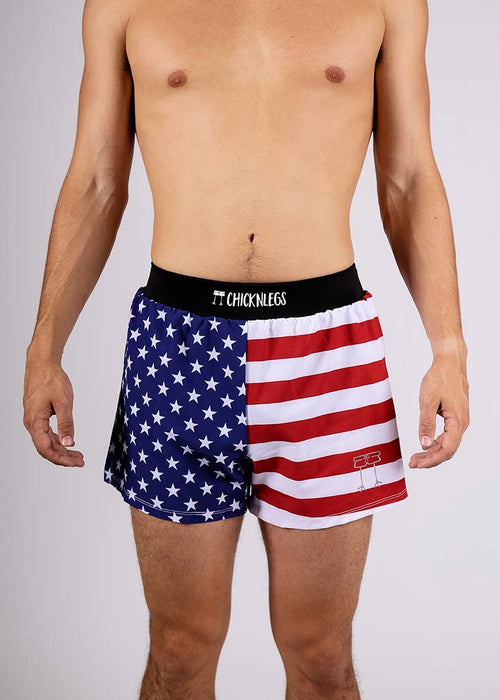 Men's USA 4” Split Shorts
