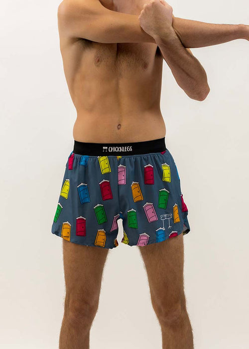 Men's Porta Potty 4” Split Shorts
