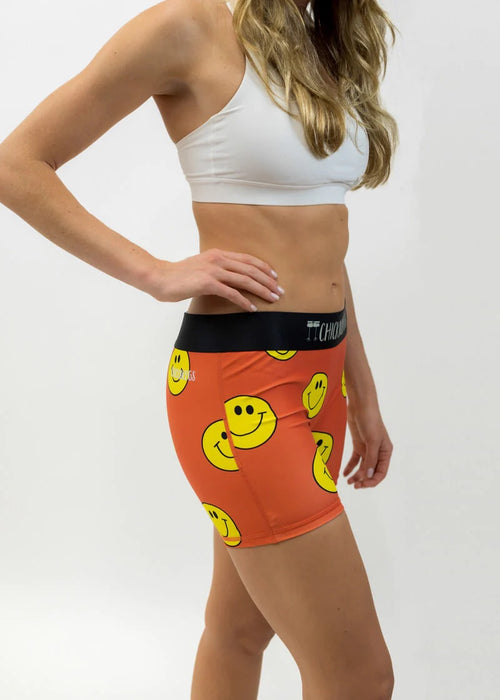 Women's Smiley 3 Compression Shorts — TC Running Co