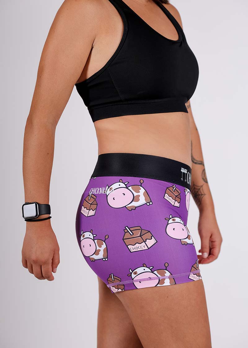 Women's Choccy Cows 3 Compression Shorts — TC Running Co