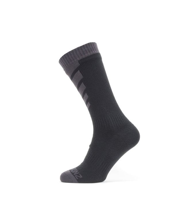 Sealskinz Waterproof Warm Weather Mid Length Sock (Black)
