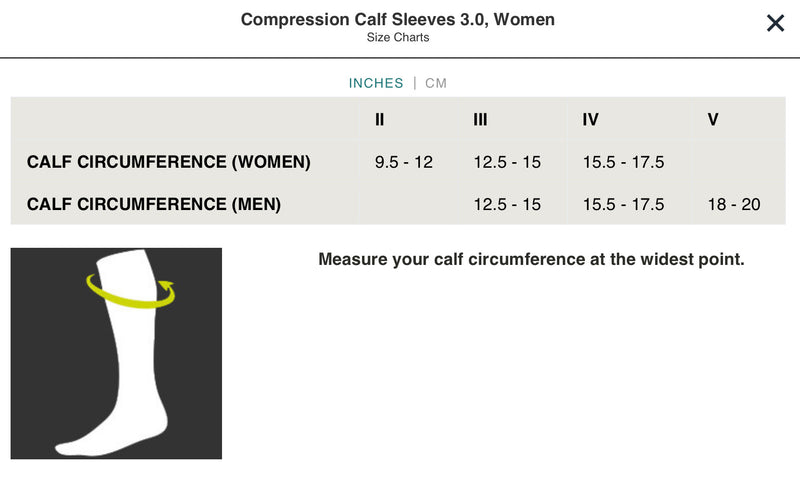 Women Compression Calf Sleeves 3.0 (White)