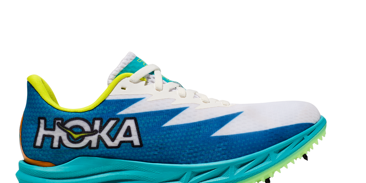 Hoka One Crescendo MD Track  Running Shoes, Men\'s Size 14‎ , Ceramic/Diva Blue HOKA Unisex Crescendo MD Track Spikes BLUE main image 2