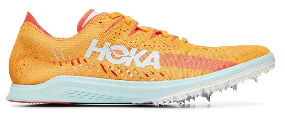 Hoka Cielo X LD‎ Radiant Yellow Camellia Spike Track Shoes HOKA Unisex Cielo X LD Radiant Yellow/Camellia Running Shoes  main image 2