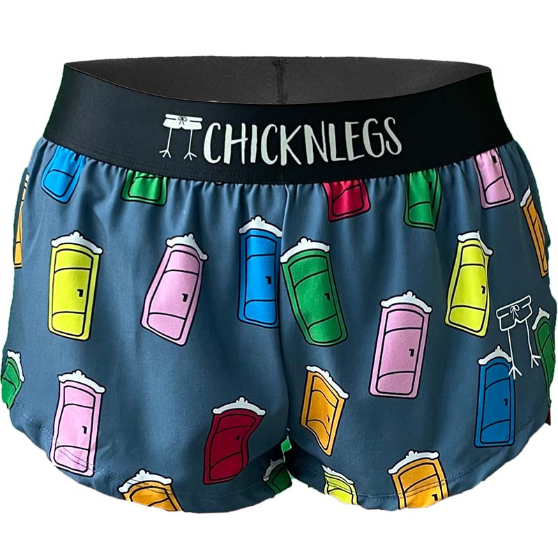 Women's Porta Potty 1.5" Split Shorts