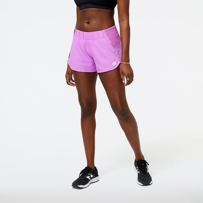 Women's Impact Run 3in Shorts (COM - Cosmic Rose)